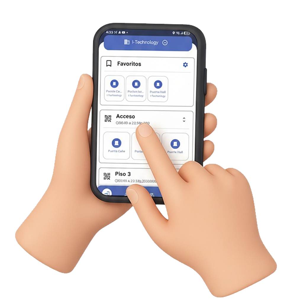 Usa la APP para operar accesos
