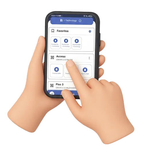 Icono de Aplicación Móvil para control de acceso
